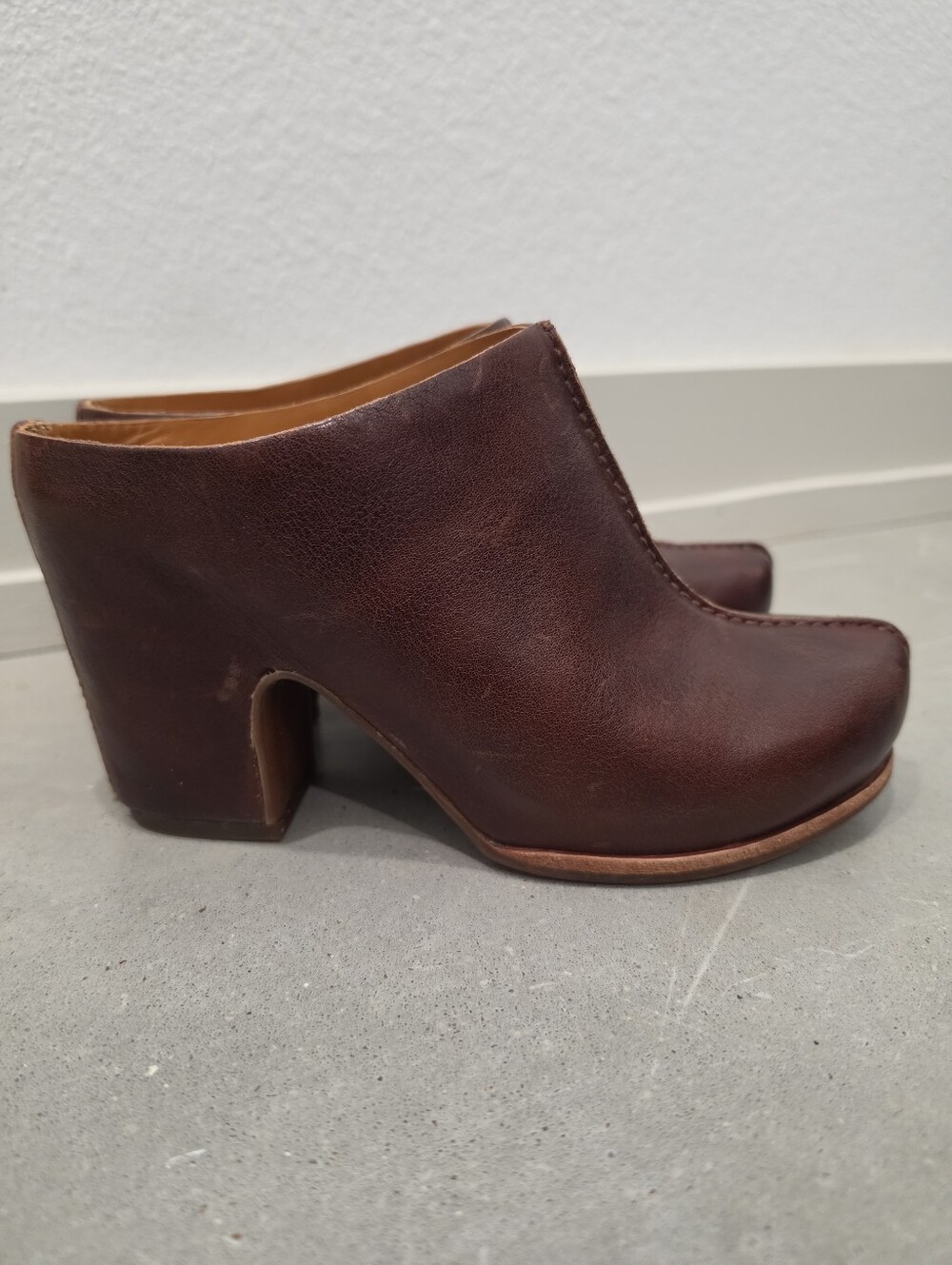 Kork Ease Sagano Leather Clogs